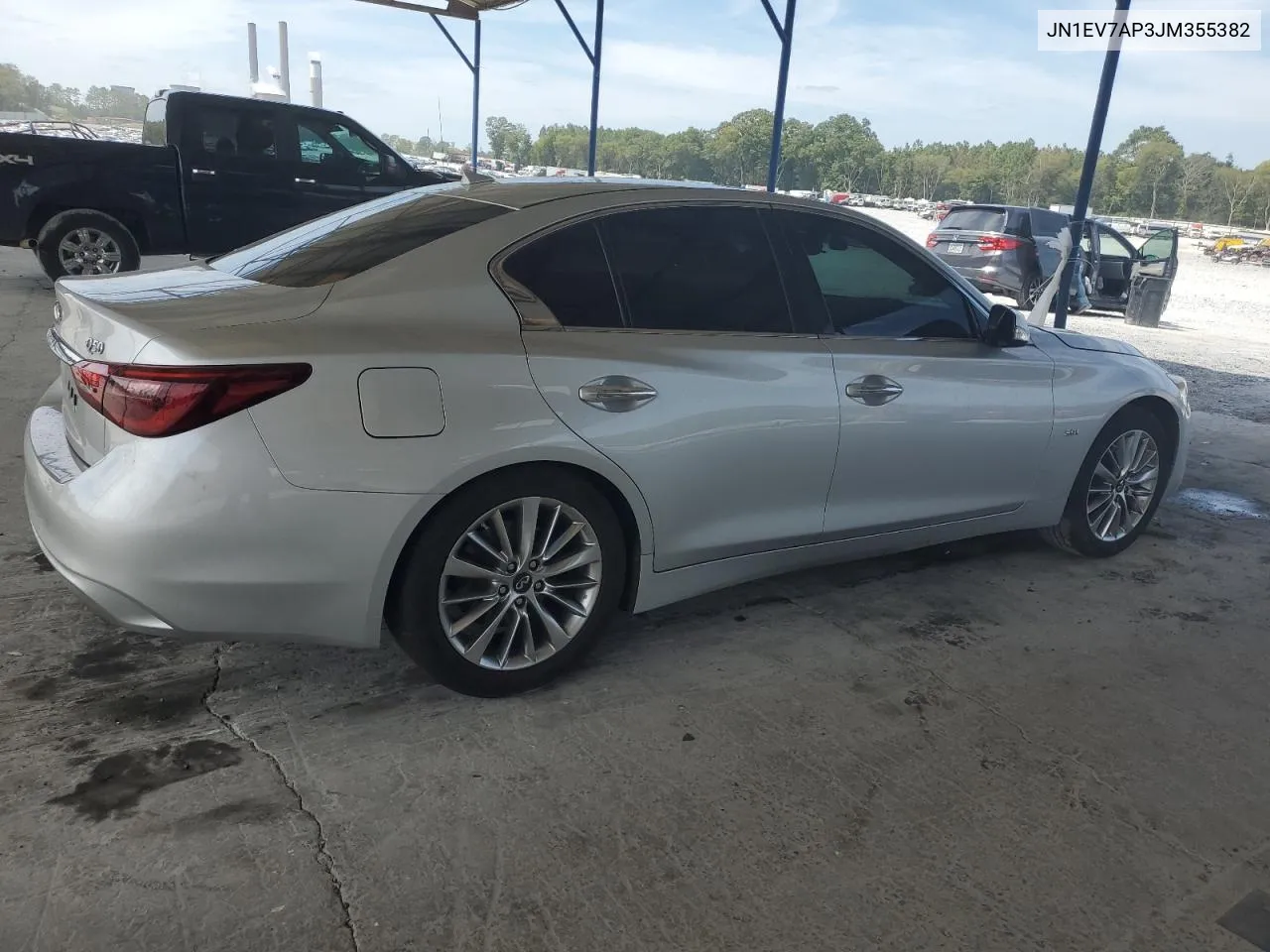 JN1EV7AP3JM355382 2018 Infiniti Q50 Luxe