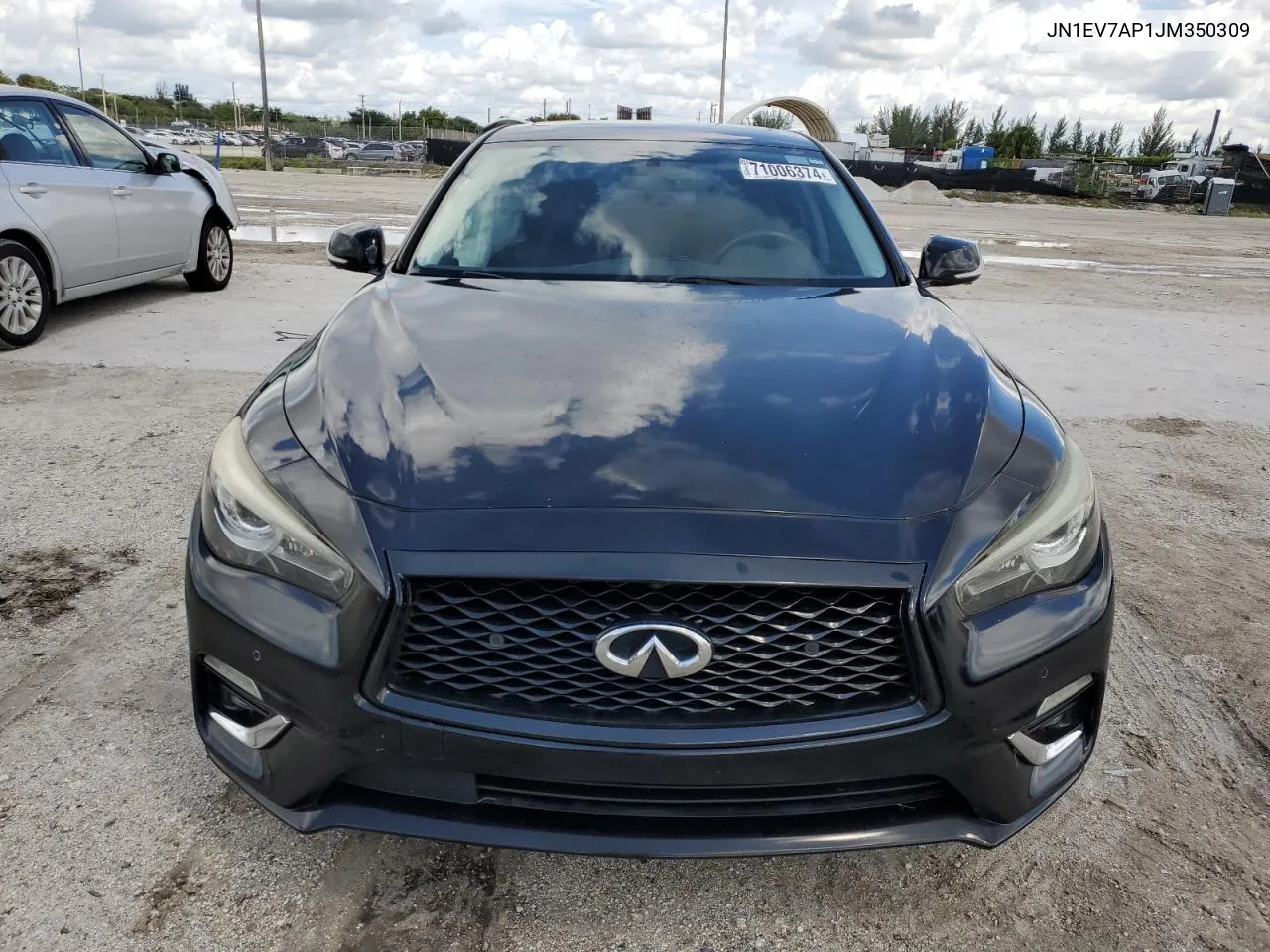 2018 Infiniti Q50 Luxe VIN: JN1EV7AP1JM350309 Lot: 71006374