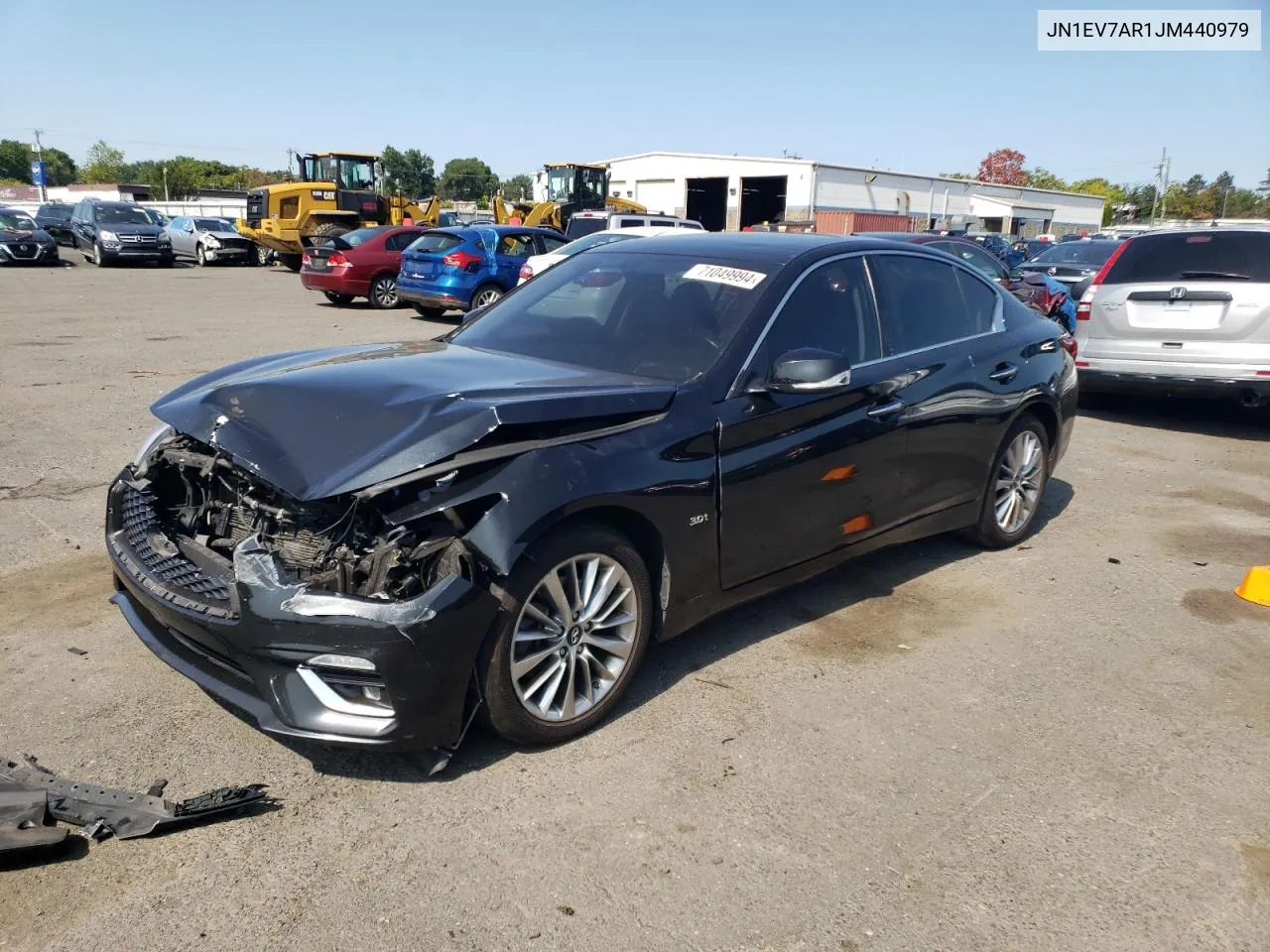 2018 Infiniti Q50 Luxe VIN: JN1EV7AR1JM440979 Lot: 71049994