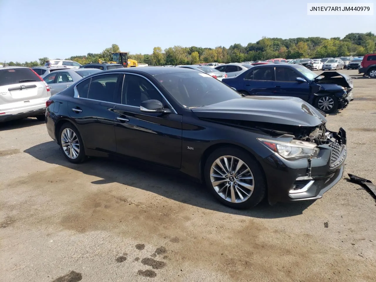 2018 Infiniti Q50 Luxe VIN: JN1EV7AR1JM440979 Lot: 71049994