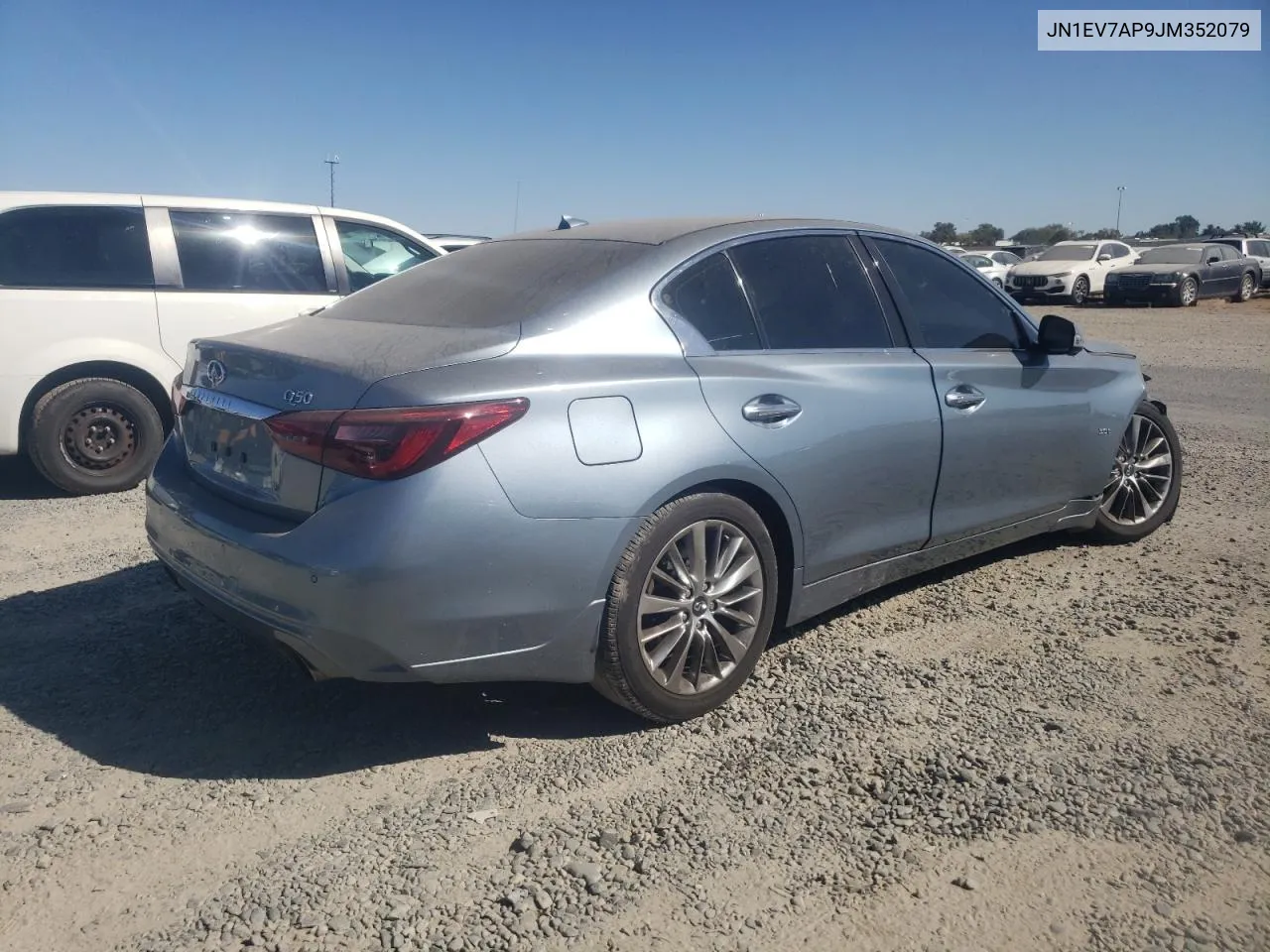 2018 Infiniti Q50 Luxe VIN: JN1EV7AP9JM352079 Lot: 71255704