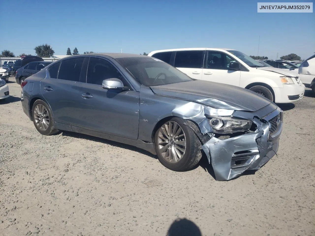 2018 Infiniti Q50 Luxe VIN: JN1EV7AP9JM352079 Lot: 71255704