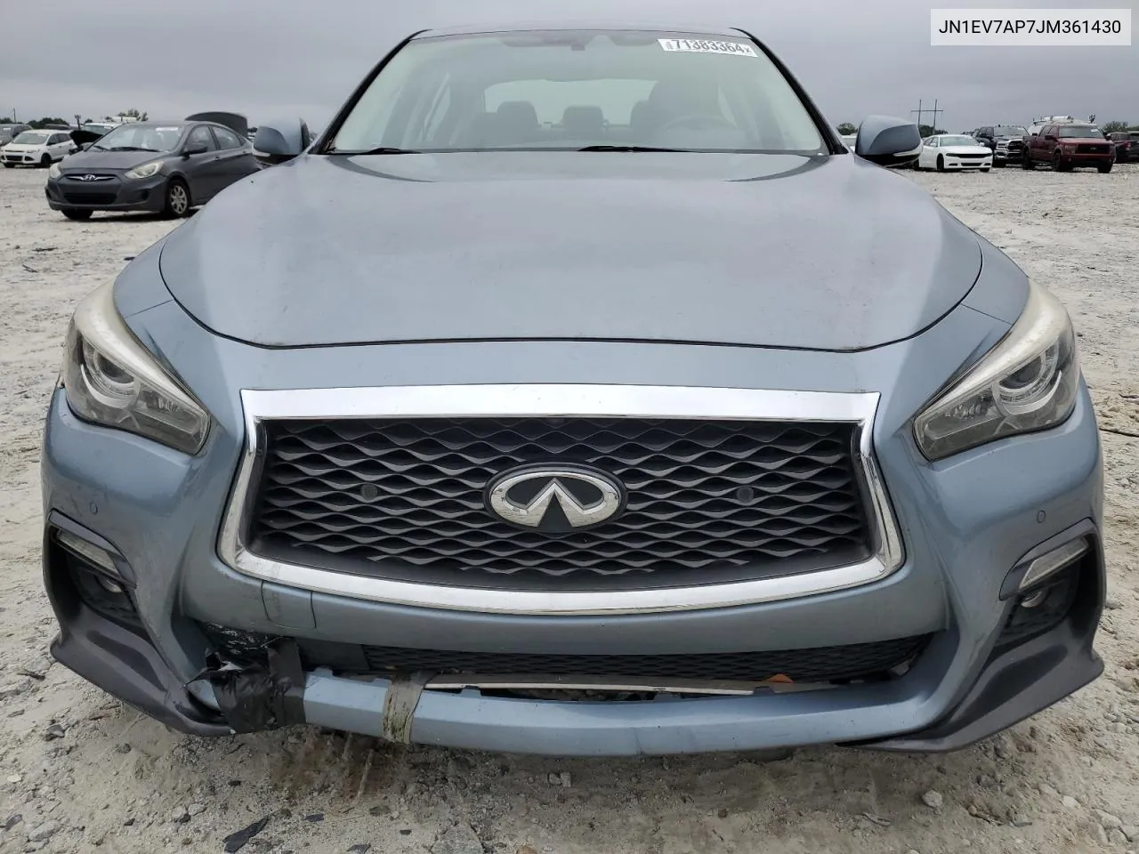 2018 Infiniti Q50 Luxe VIN: JN1EV7AP7JM361430 Lot: 71383364