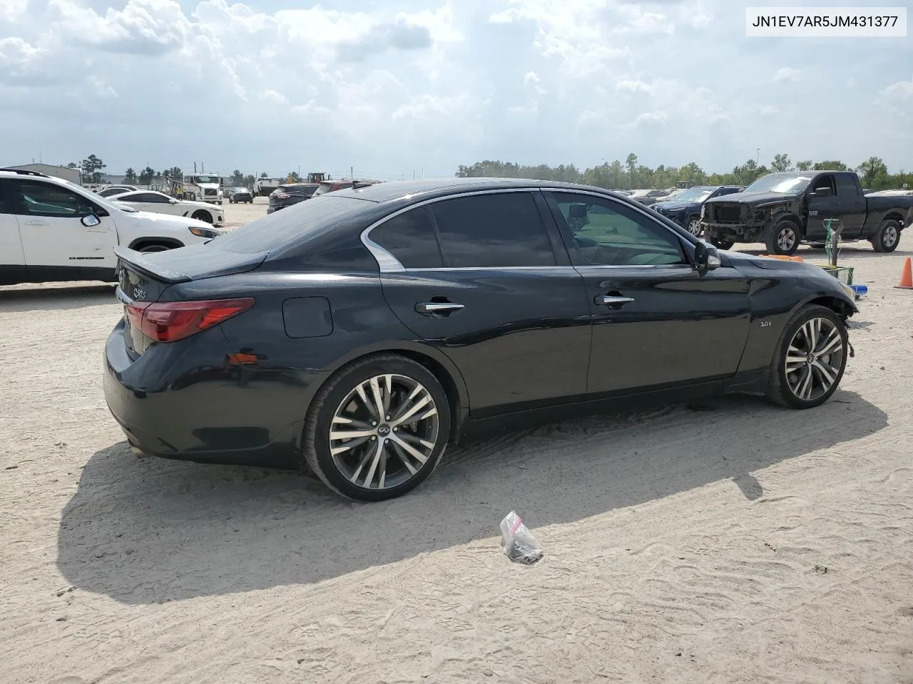 2018 Infiniti Q50 Luxe VIN: JN1EV7AR5JM431377 Lot: 71444634