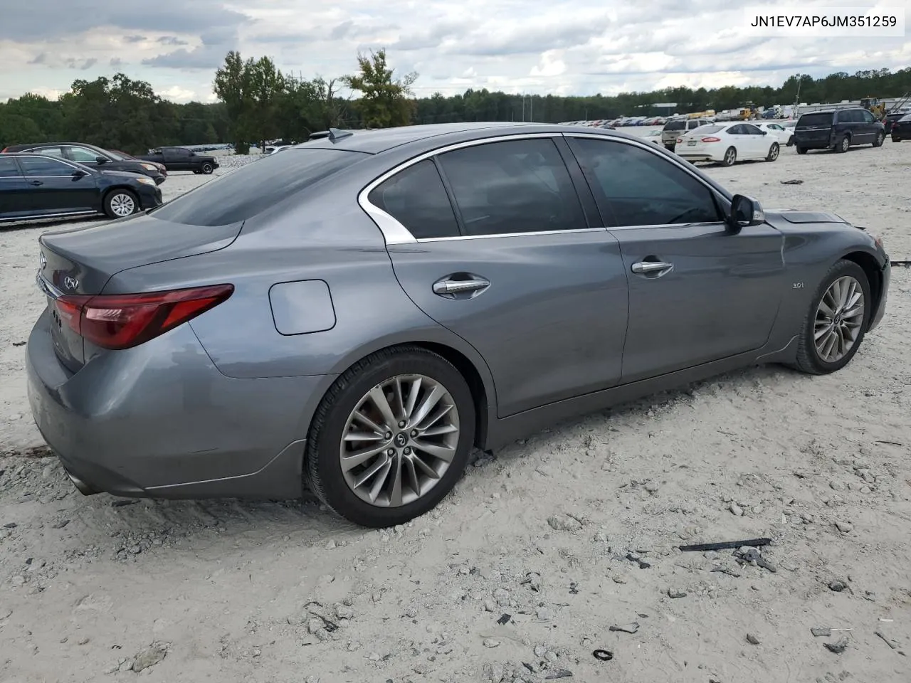 JN1EV7AP6JM351259 2018 Infiniti Q50 Luxe