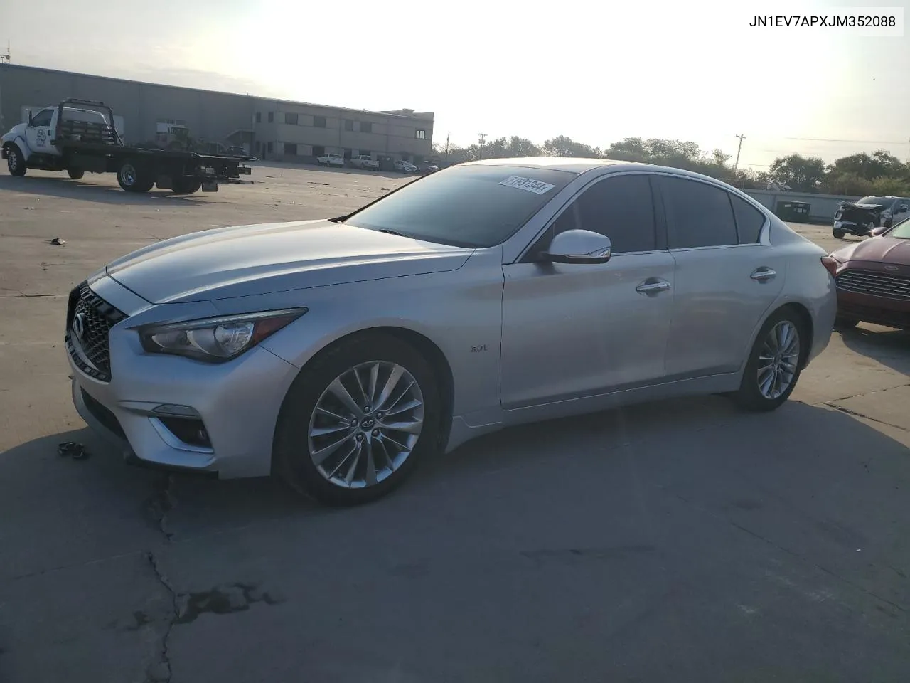 2018 Infiniti Q50 Luxe VIN: JN1EV7APXJM352088 Lot: 71931344