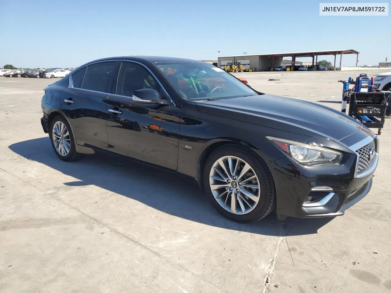 2018 Infiniti Q50 Luxe VIN: JN1EV7AP8JM591722 Lot: 72028614