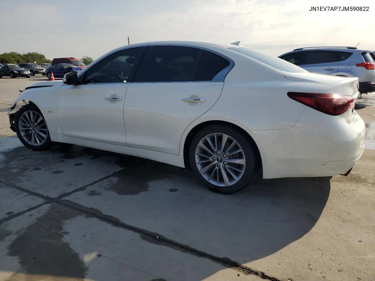 2018 Infiniti Q50 Luxe VIN: JN1EV7AP7JM590822 Lot: 72088134