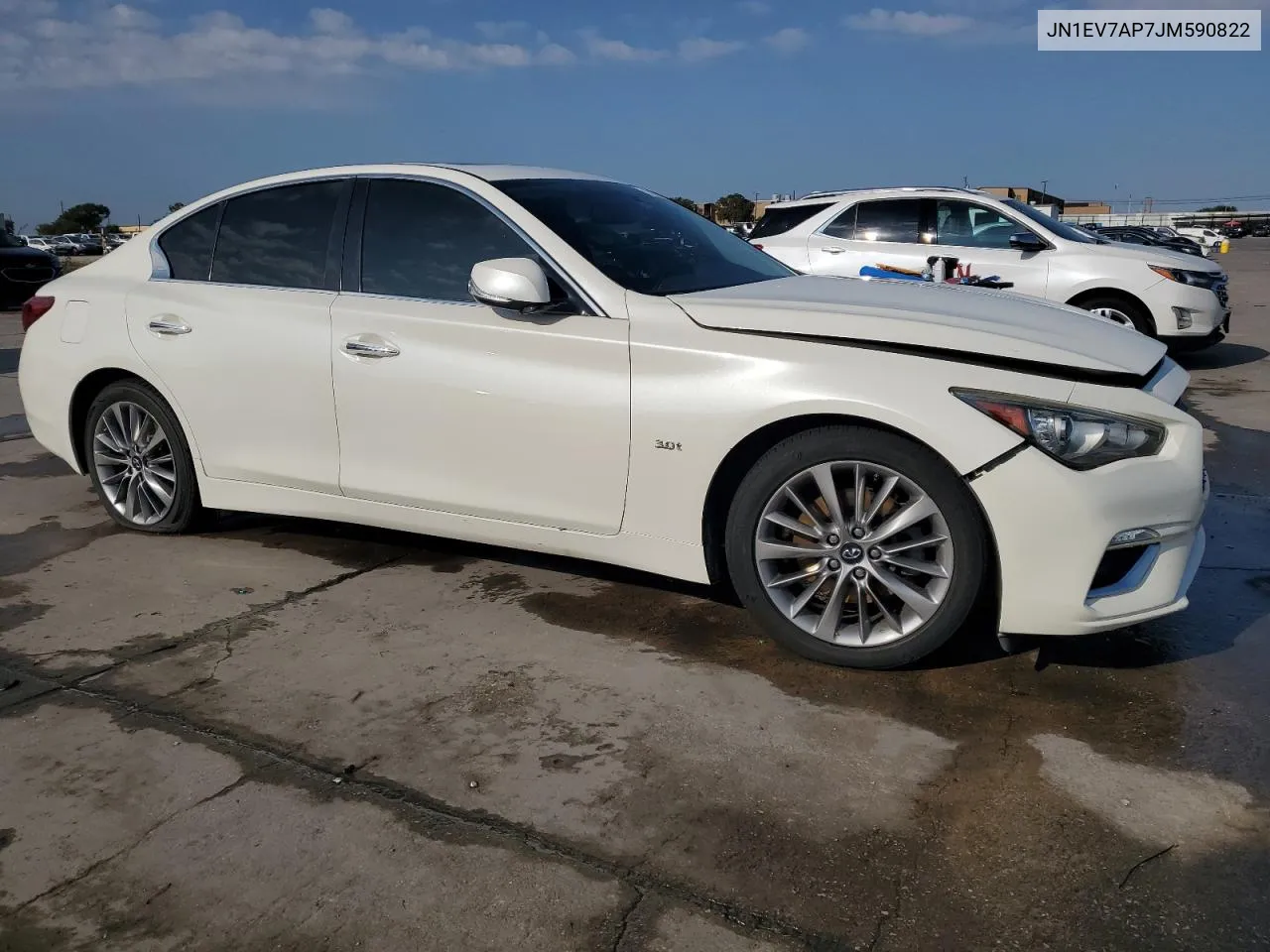 2018 Infiniti Q50 Luxe VIN: JN1EV7AP7JM590822 Lot: 72088134