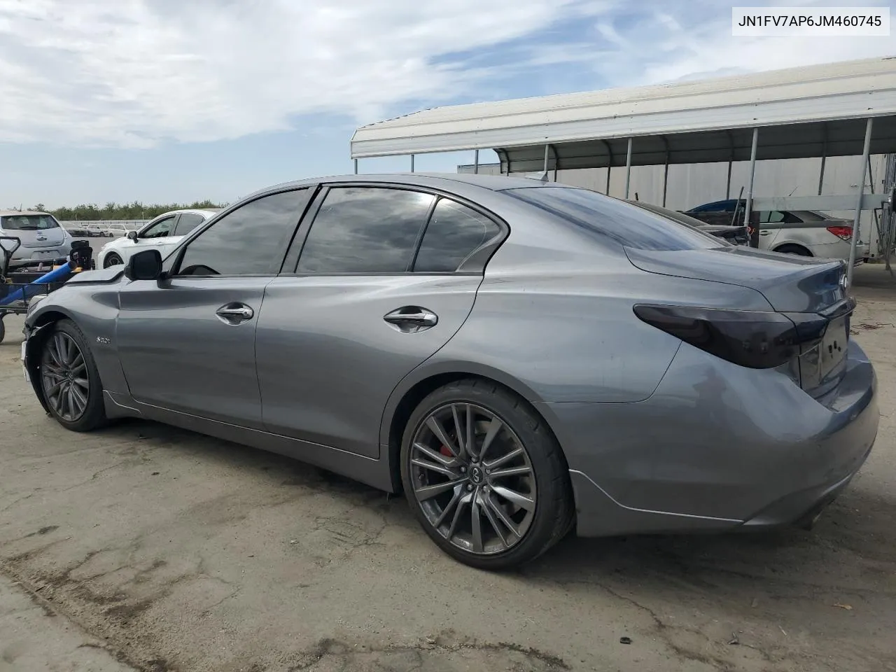 JN1FV7AP6JM460745 2018 Infiniti Q50 Red Sport 400