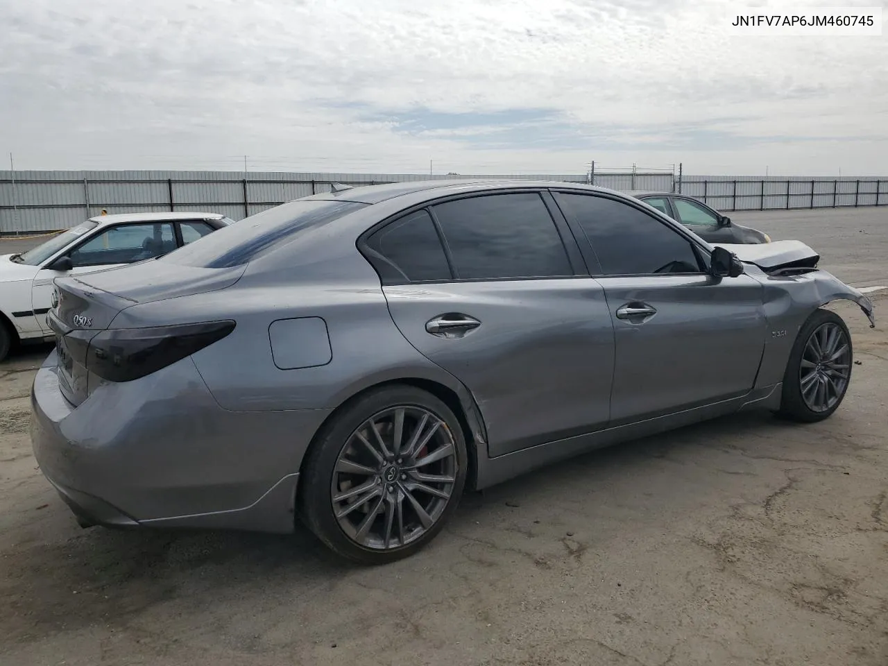 2018 Infiniti Q50 Red Sport 400 VIN: JN1FV7AP6JM460745 Lot: 72255664