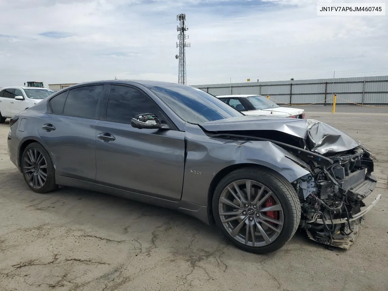 JN1FV7AP6JM460745 2018 Infiniti Q50 Red Sport 400