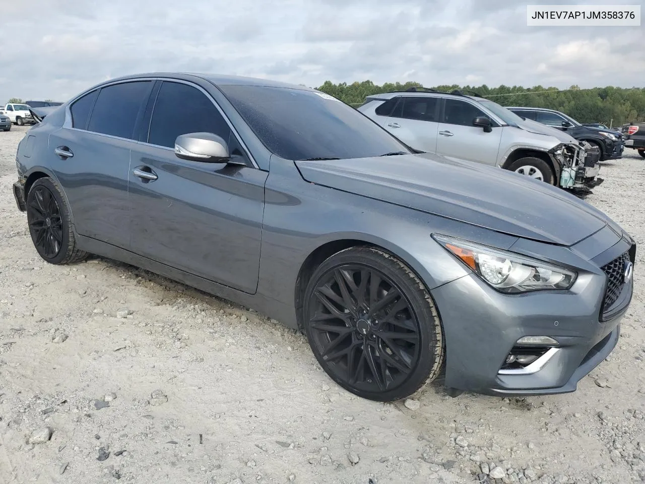 2018 Infiniti Q50 Luxe VIN: JN1EV7AP1JM358376 Lot: 72442094