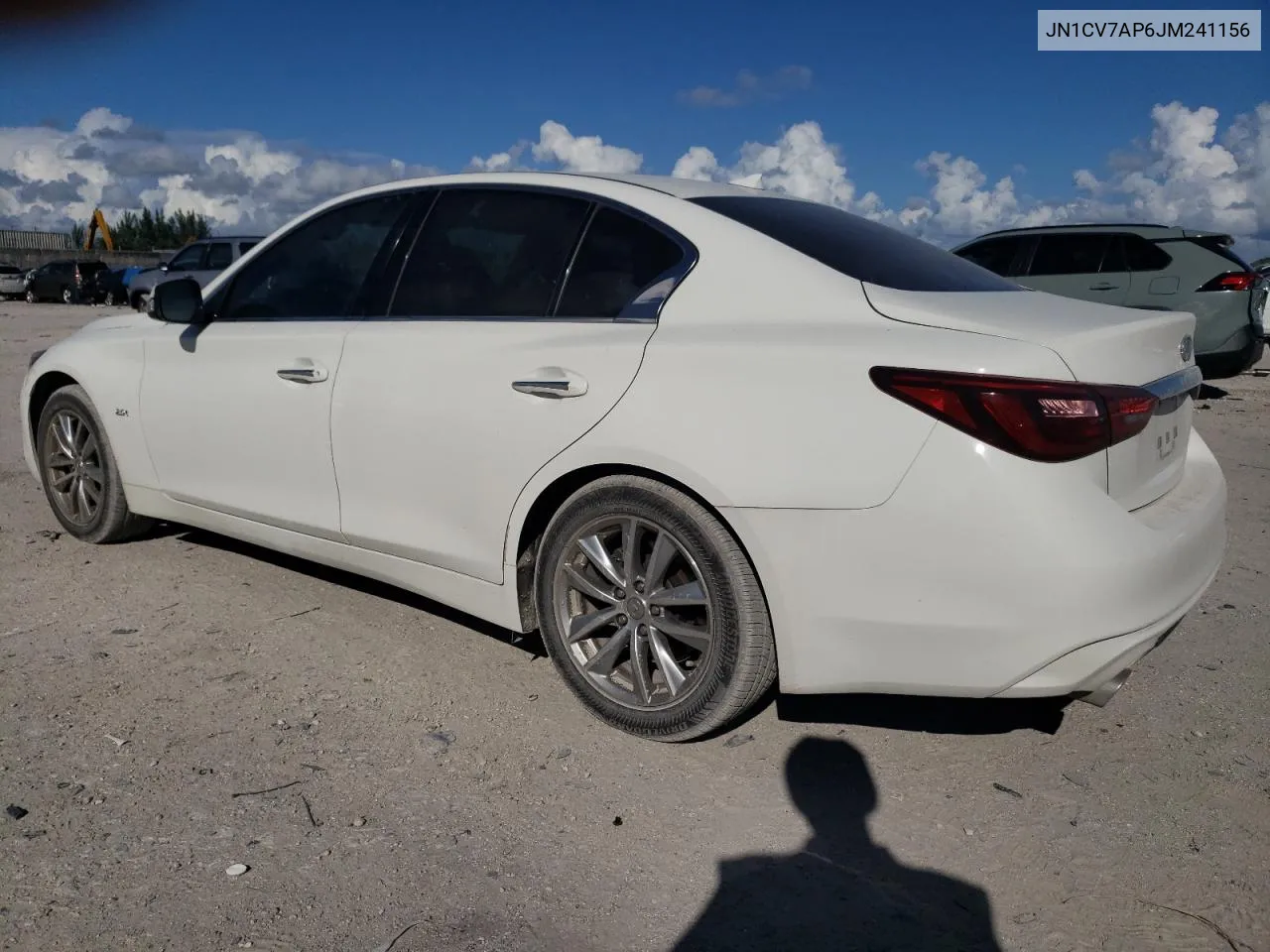 2018 Infiniti Q50 Pure VIN: JN1CV7AP6JM241156 Lot: 72443774