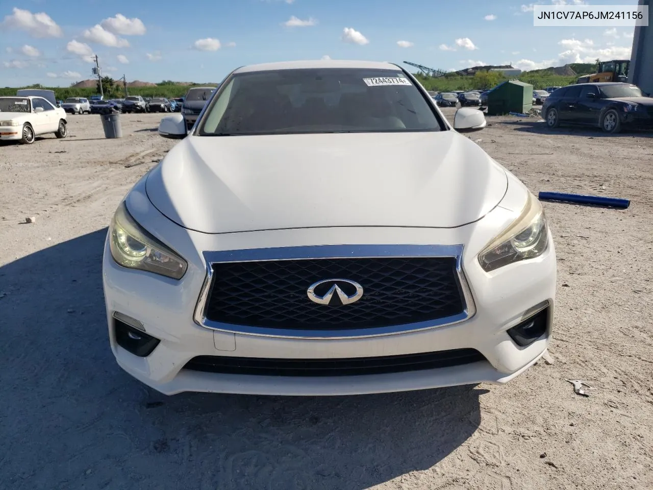 2018 Infiniti Q50 Pure VIN: JN1CV7AP6JM241156 Lot: 72443774