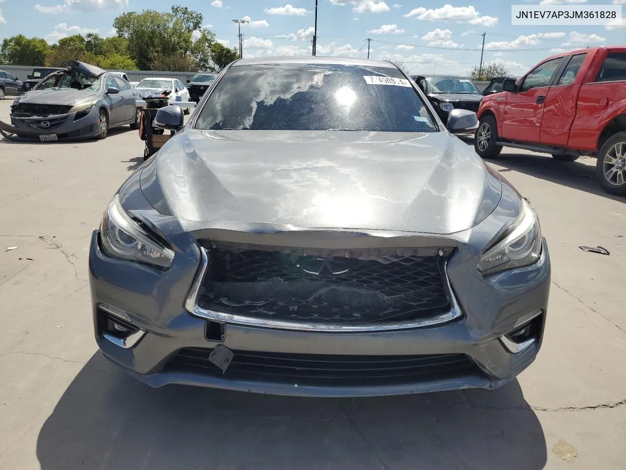 JN1EV7AP3JM361828 2018 Infiniti Q50 Luxe