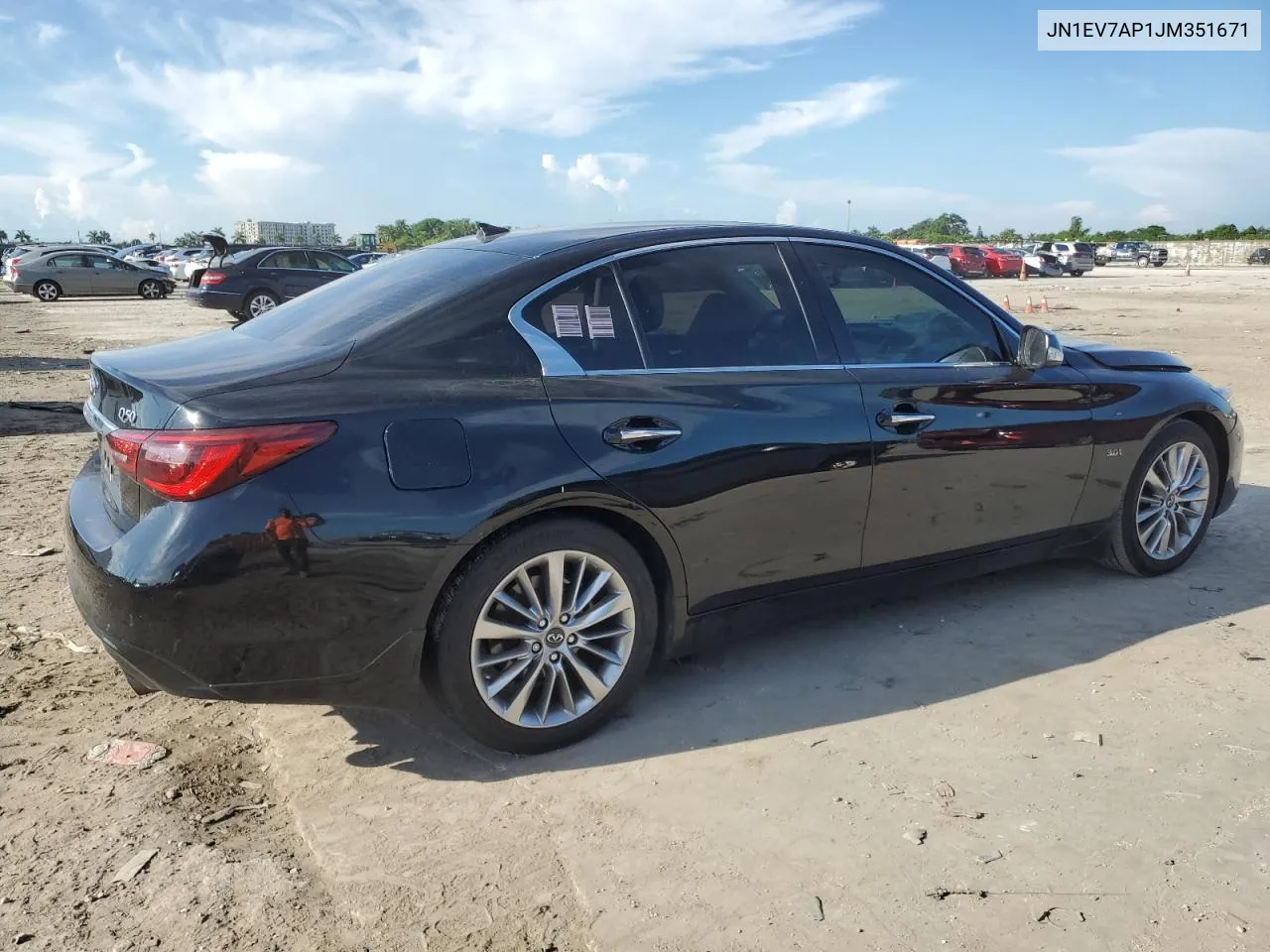 2018 Infiniti Q50 Luxe VIN: JN1EV7AP1JM351671 Lot: 72520254