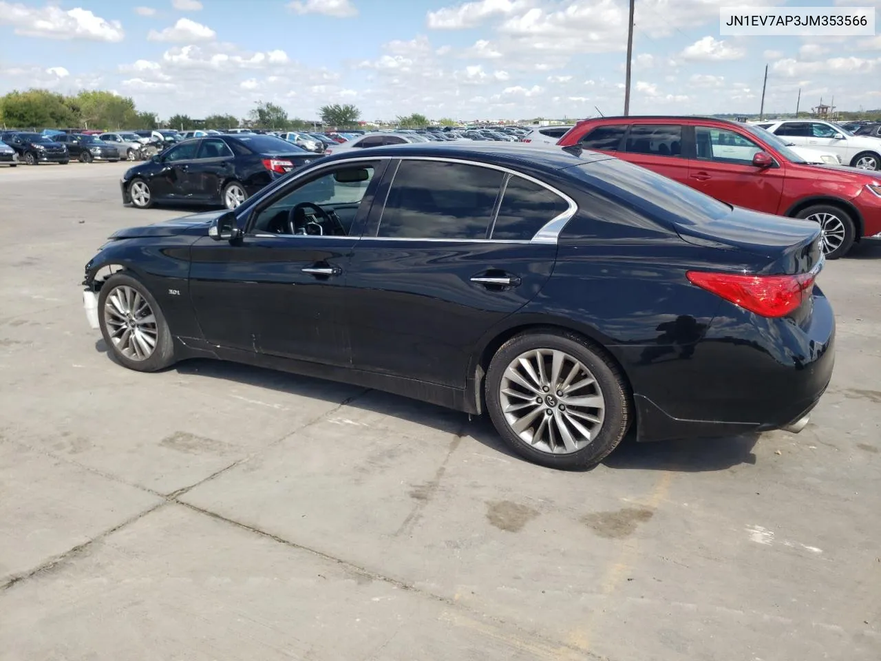 2018 Infiniti Q50 Luxe VIN: JN1EV7AP3JM353566 Lot: 72584634