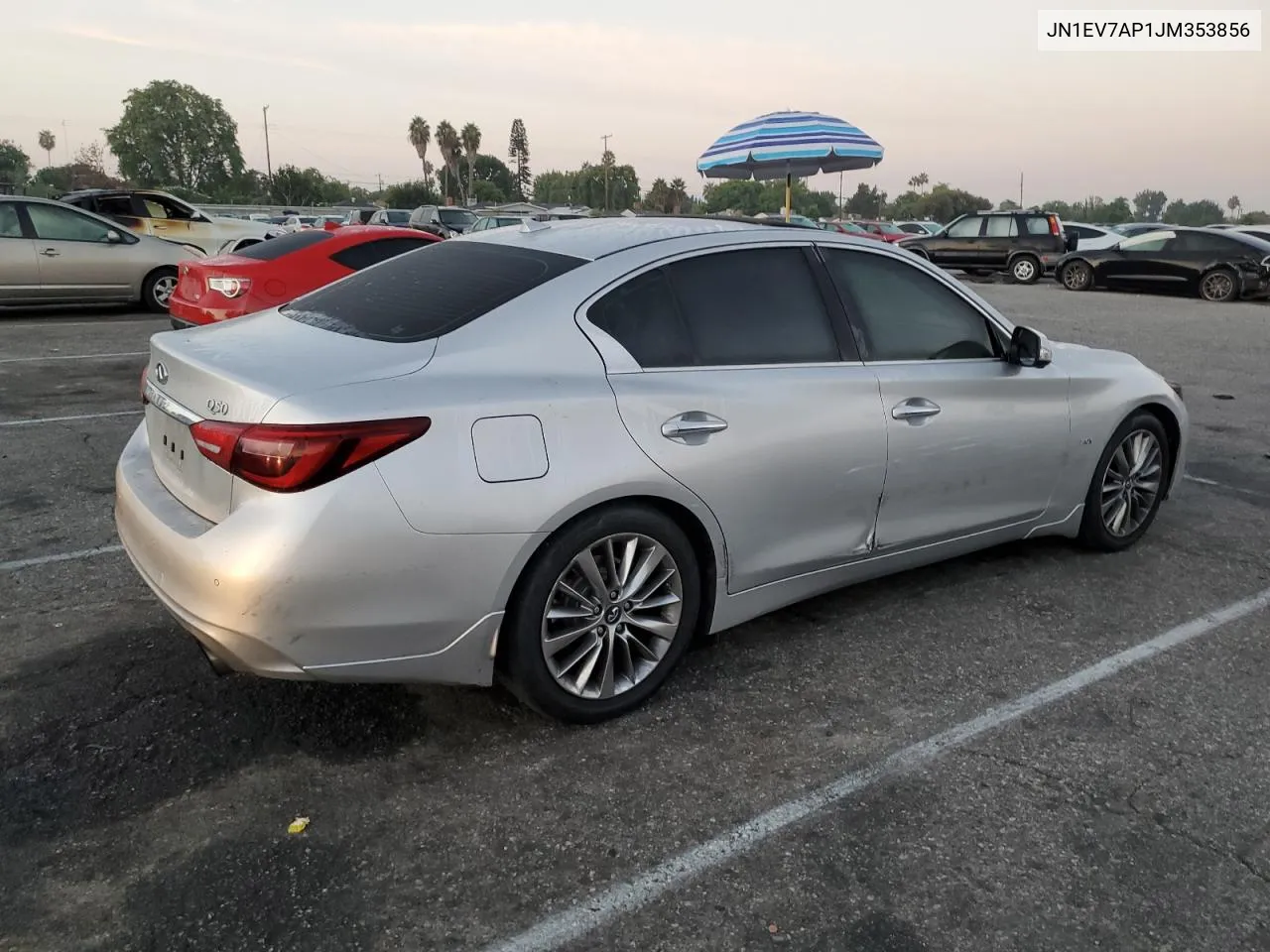 2018 Infiniti Q50 Luxe VIN: JN1EV7AP1JM353856 Lot: 72646434