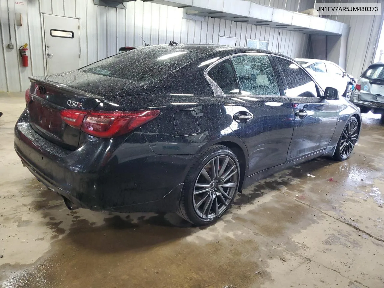 JN1FV7AR5JM480373 2018 Infiniti Q50 Red Sport 400