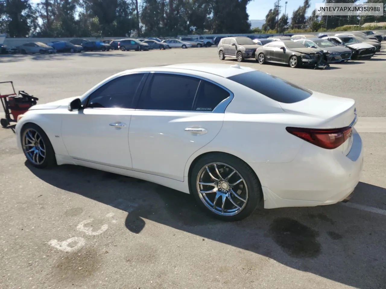 2018 Infiniti Q50 Luxe VIN: JN1EV7APXJM358988 Lot: 73050014