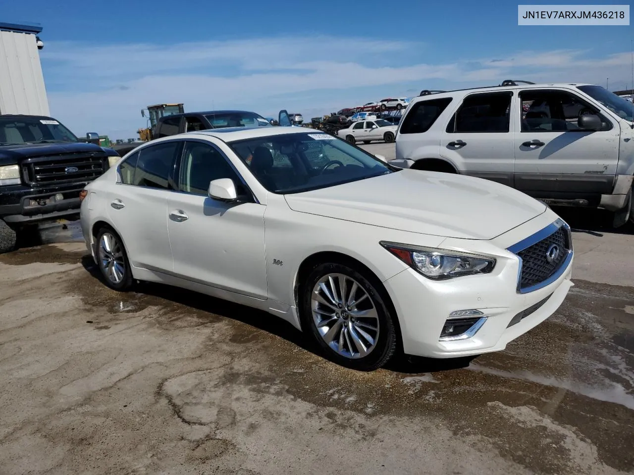 2018 Infiniti Q50 Luxe VIN: JN1EV7ARXJM436218 Lot: 73210424