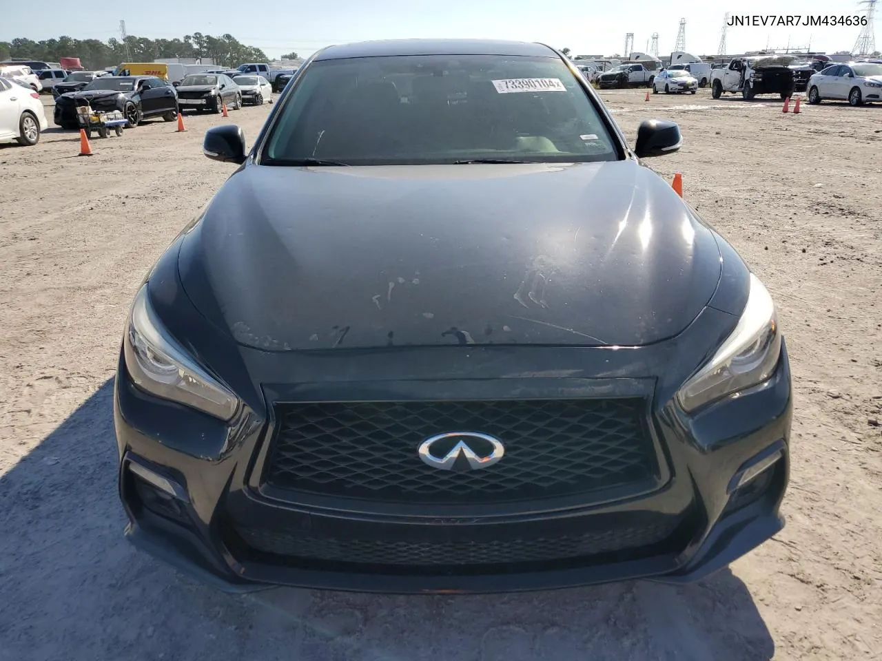 2018 Infiniti Q50 Luxe VIN: JN1EV7AR7JM434636 Lot: 73390104