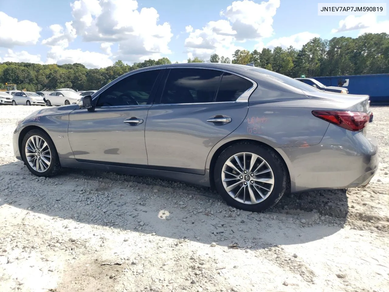 2018 Infiniti Q50 Luxe VIN: JN1EV7AP7JM590819 Lot: 73403584