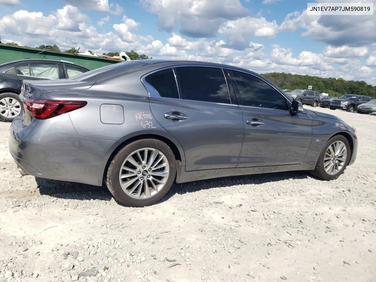 2018 Infiniti Q50 Luxe VIN: JN1EV7AP7JM590819 Lot: 73403584