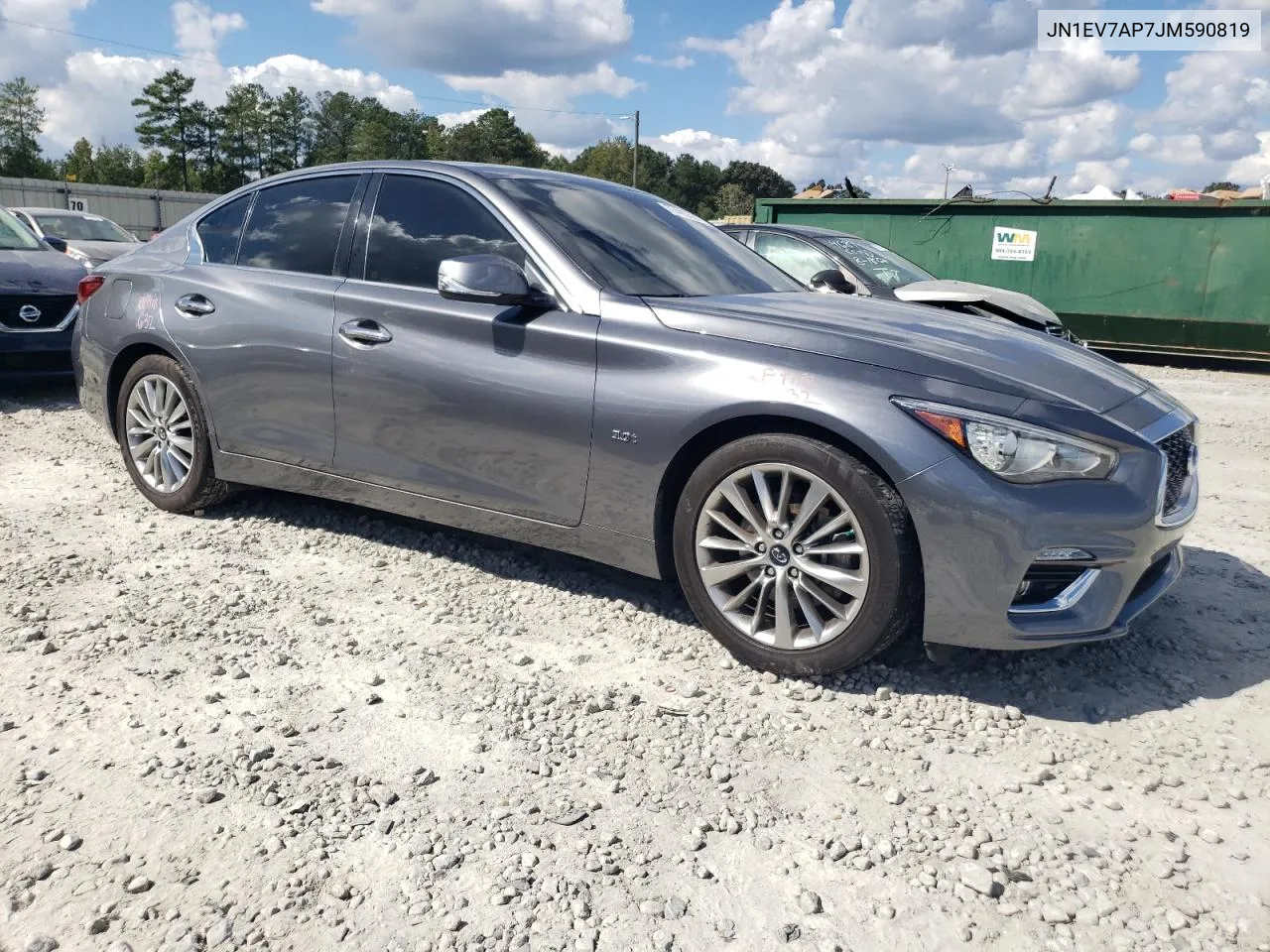 2018 Infiniti Q50 Luxe VIN: JN1EV7AP7JM590819 Lot: 73403584