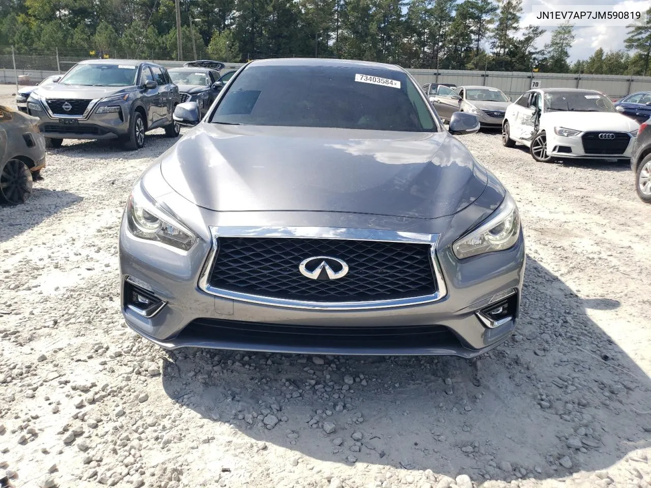 2018 Infiniti Q50 Luxe VIN: JN1EV7AP7JM590819 Lot: 73403584