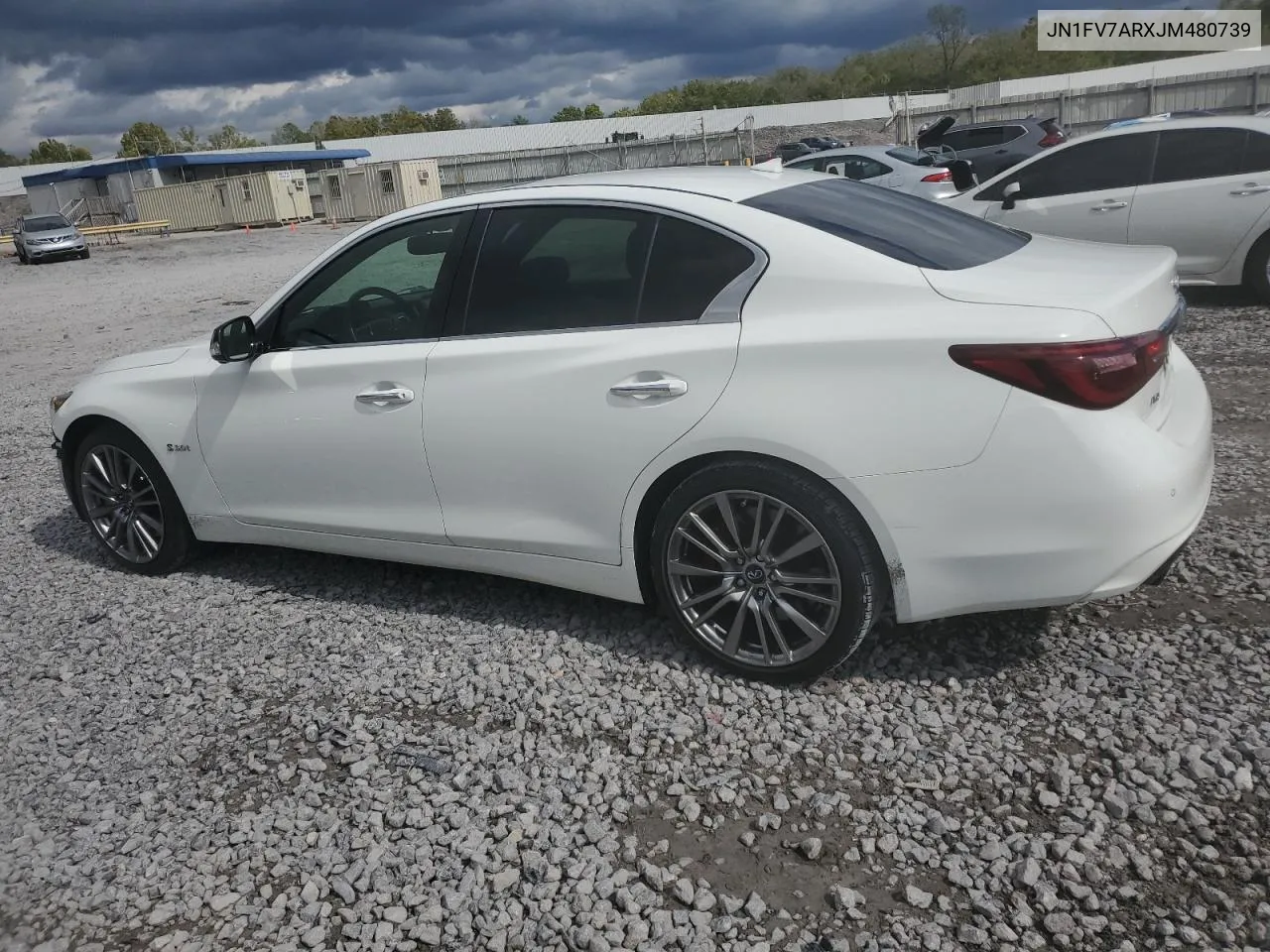 2018 Infiniti Q50 Red Sport 400 VIN: JN1FV7ARXJM480739 Lot: 73476154