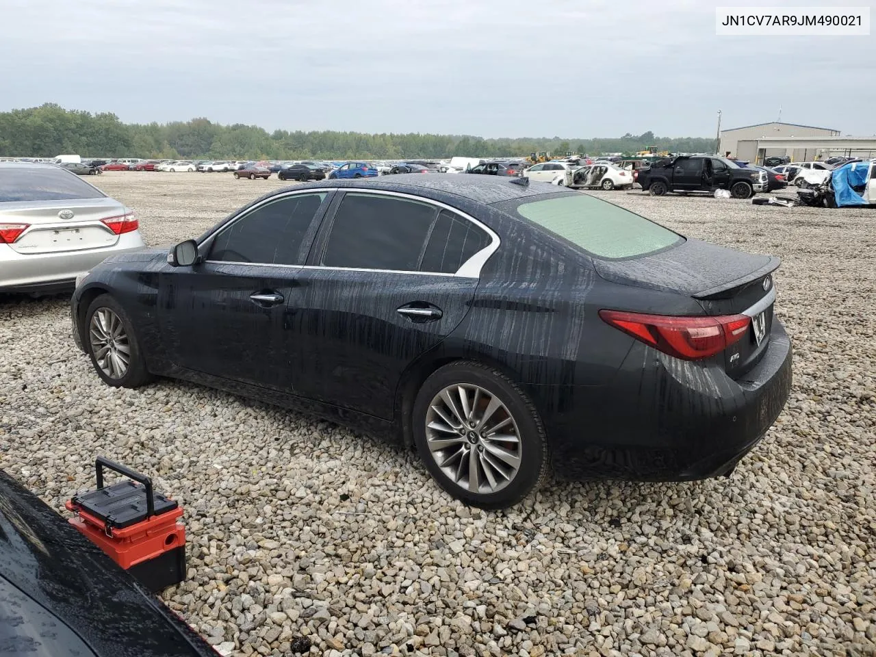 2018 Infiniti Q50 Pure VIN: JN1CV7AR9JM490021 Lot: 73595814