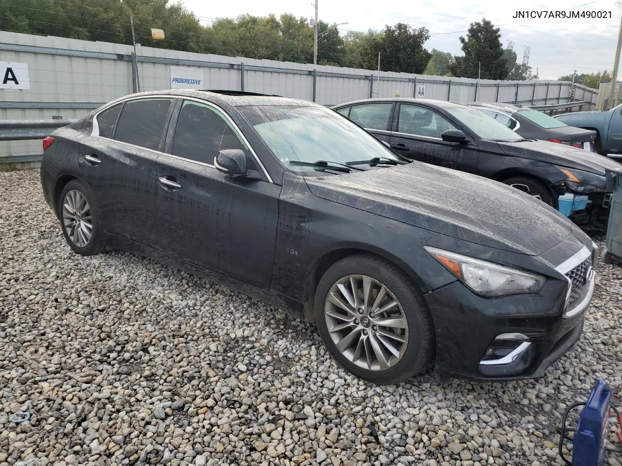 2018 Infiniti Q50 Pure VIN: JN1CV7AR9JM490021 Lot: 73595814