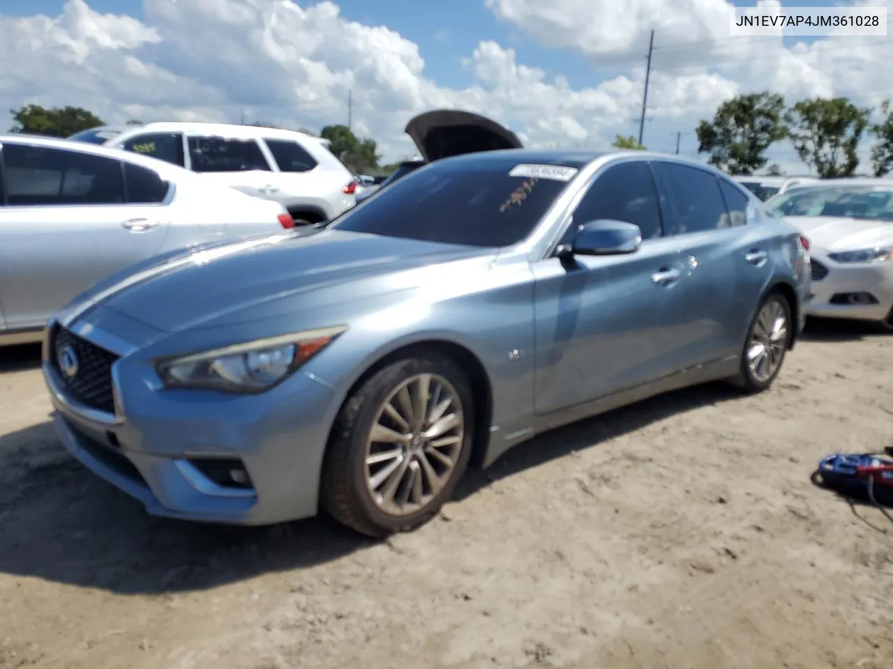 2018 Infiniti Q50 Luxe VIN: JN1EV7AP4JM361028 Lot: 73836594