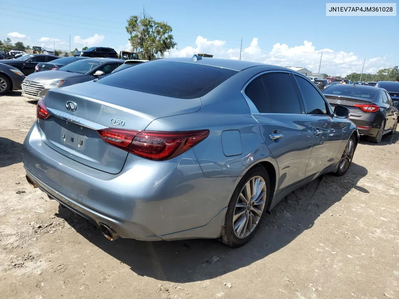 2018 Infiniti Q50 Luxe VIN: JN1EV7AP4JM361028 Lot: 73836594