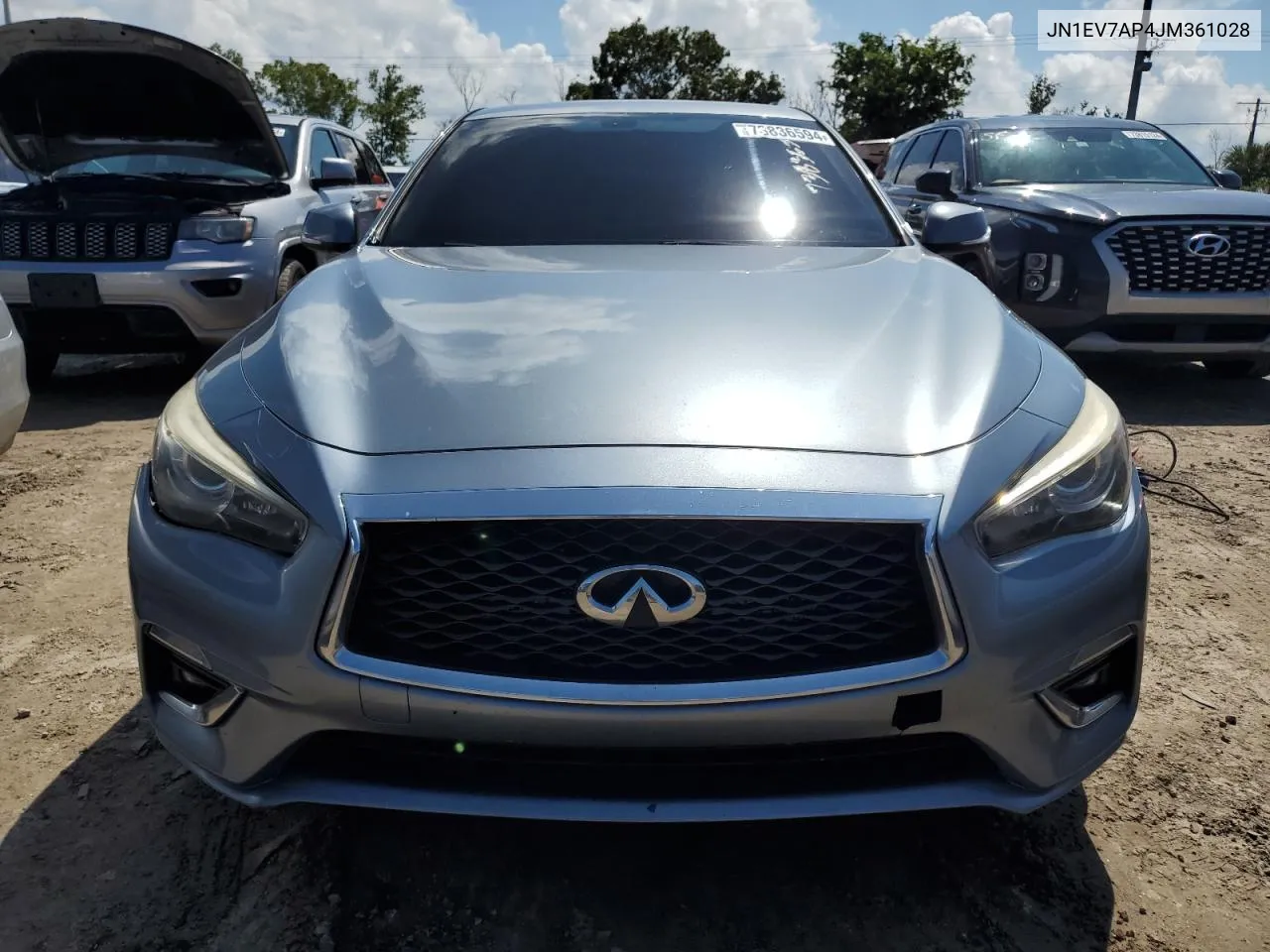 2018 Infiniti Q50 Luxe VIN: JN1EV7AP4JM361028 Lot: 73836594