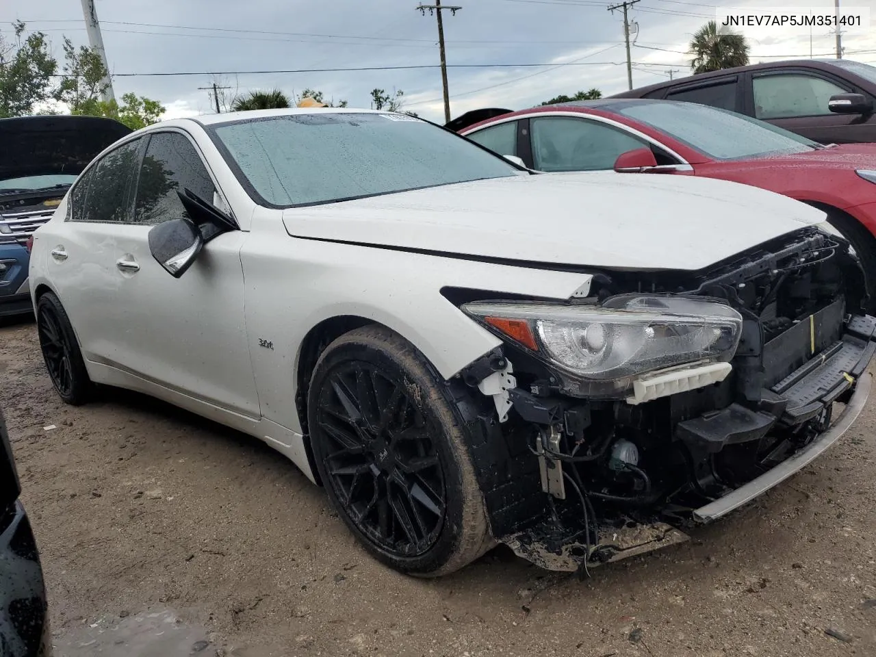 2018 Infiniti Q50 Luxe VIN: JN1EV7AP5JM351401 Lot: 73875124