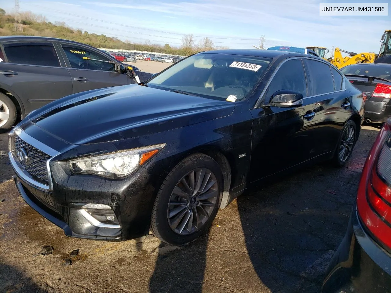 2018 Infiniti Q50 Luxe VIN: JN1EV7AR1JM431506 Lot: 74105333