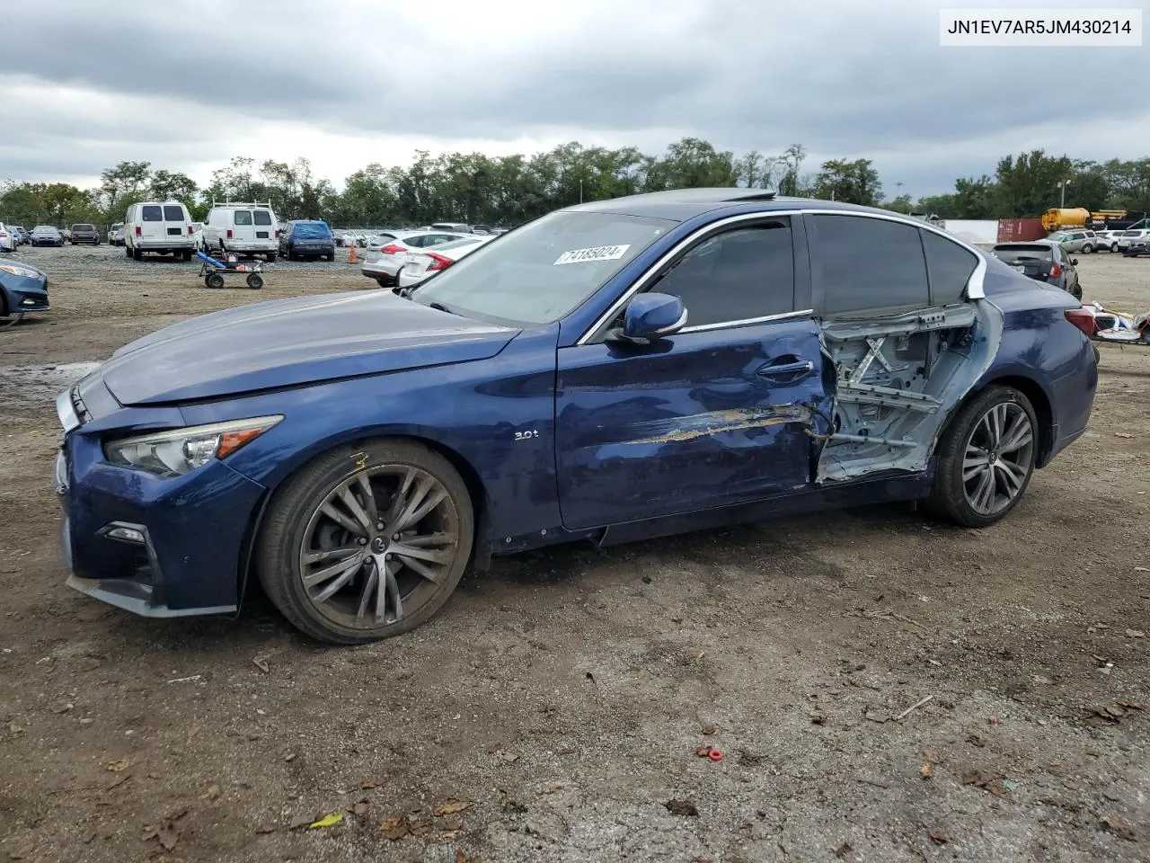 JN1EV7AR5JM430214 2018 Infiniti Q50 Luxe