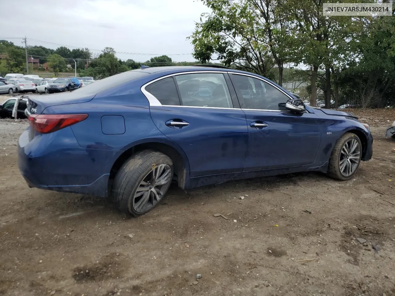 JN1EV7AR5JM430214 2018 Infiniti Q50 Luxe