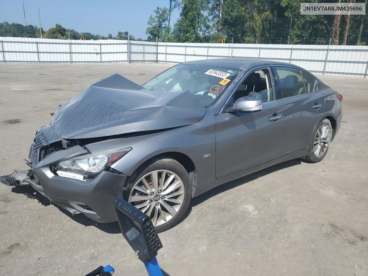 2018 Infiniti Q50 Luxe VIN: JN1EV7AR8JM435696 Lot: 74216014