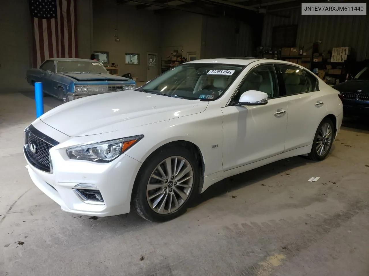 2018 Infiniti Q50 Luxe VIN: JN1EV7ARXJM611440 Lot: 74268164