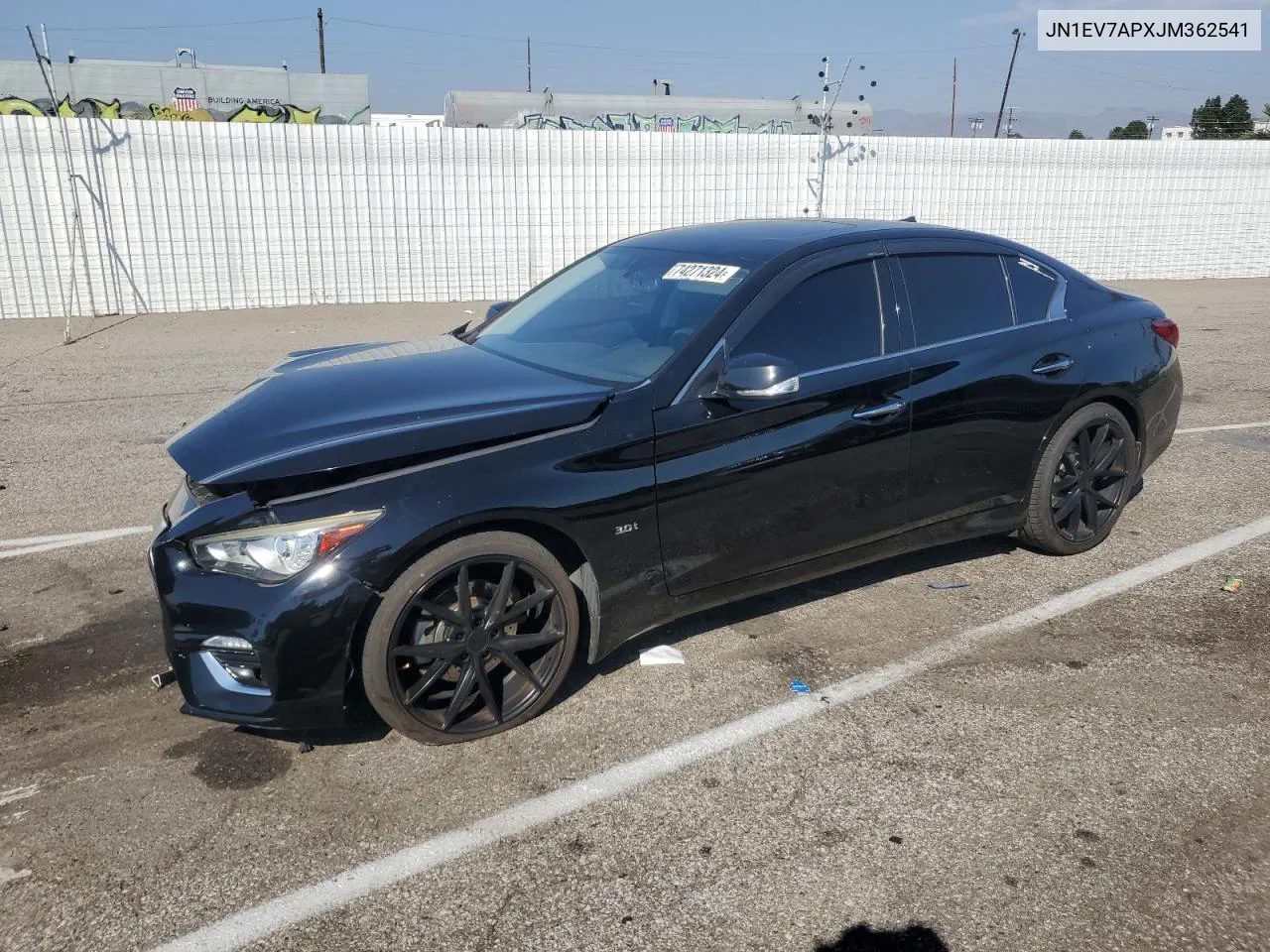 2018 Infiniti Q50 Luxe VIN: JN1EV7APXJM362541 Lot: 74271324