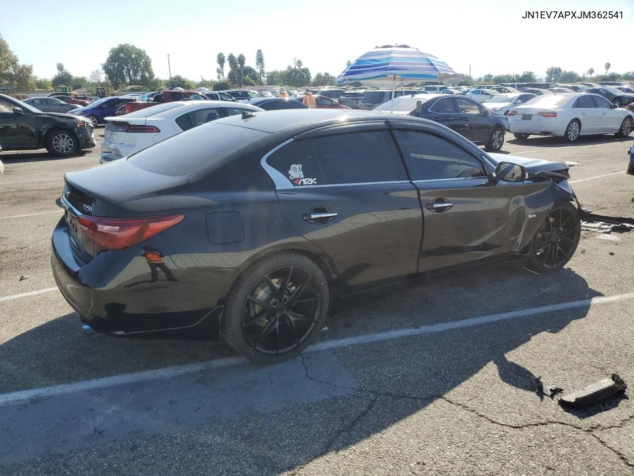 2018 Infiniti Q50 Luxe VIN: JN1EV7APXJM362541 Lot: 74271324