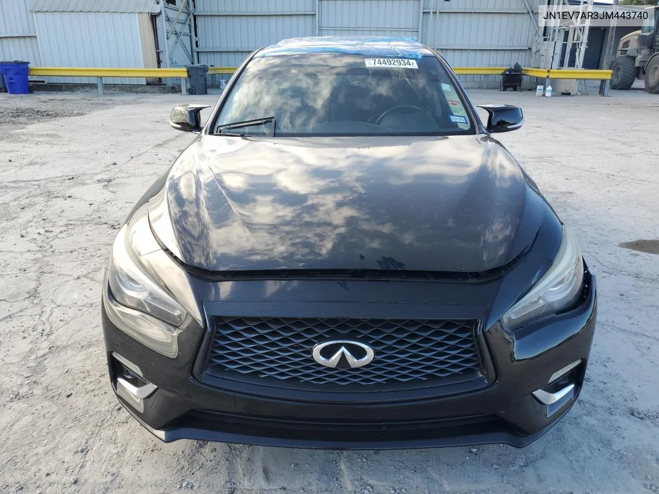 2018 Infiniti Q50 Luxe VIN: JN1EV7AR3JM443740 Lot: 74492934