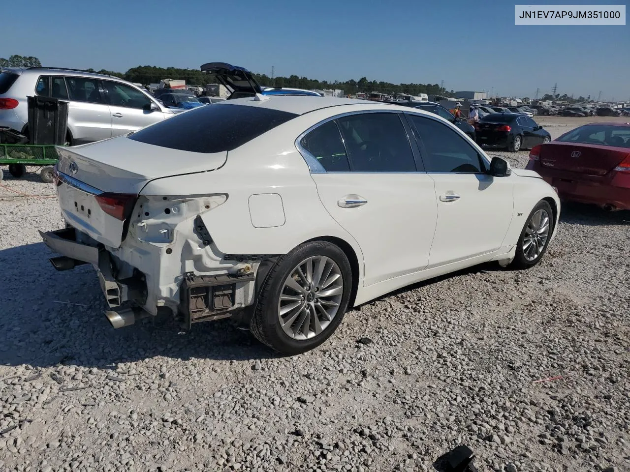 2018 Infiniti Q50 Luxe VIN: JN1EV7AP9JM351000 Lot: 74855304