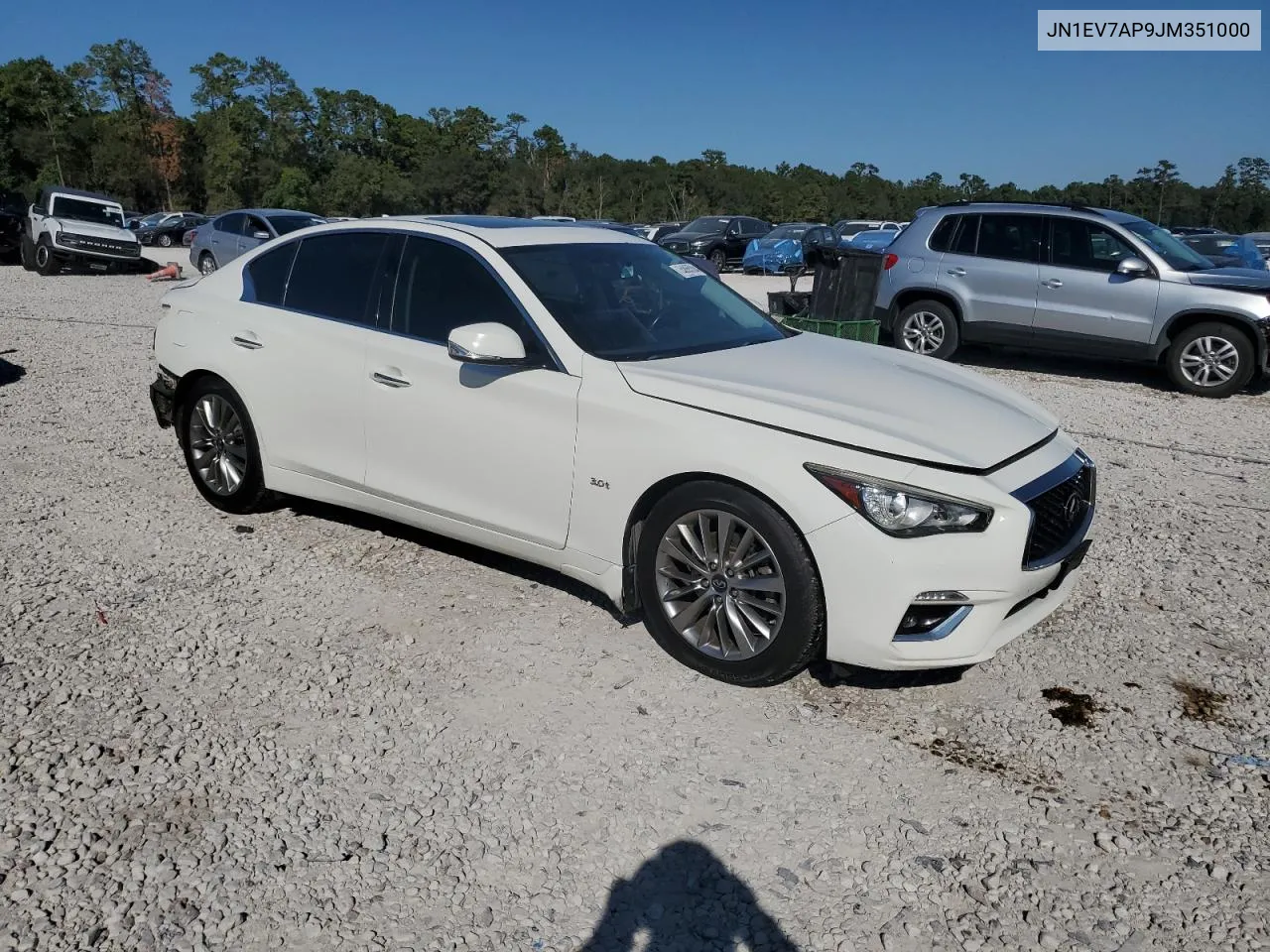 2018 Infiniti Q50 Luxe VIN: JN1EV7AP9JM351000 Lot: 74855304