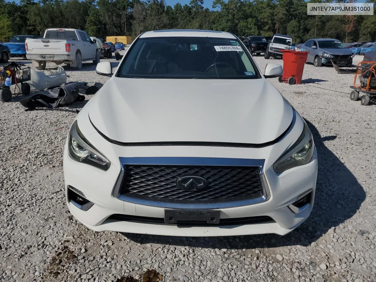 2018 Infiniti Q50 Luxe VIN: JN1EV7AP9JM351000 Lot: 74855304