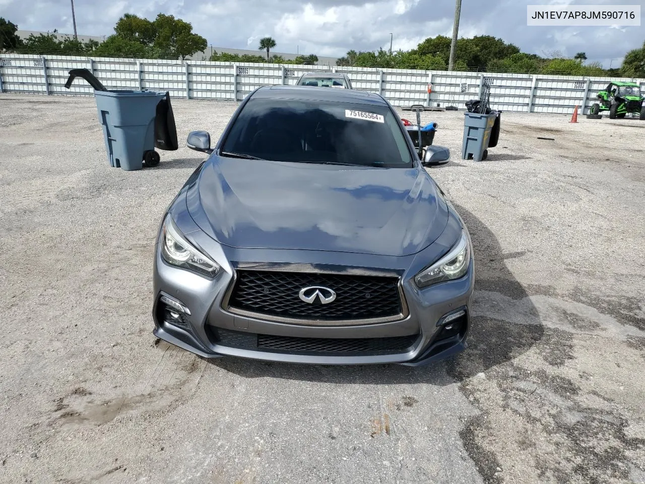 2018 Infiniti Q50 Luxe VIN: JN1EV7AP8JM590716 Lot: 75165564